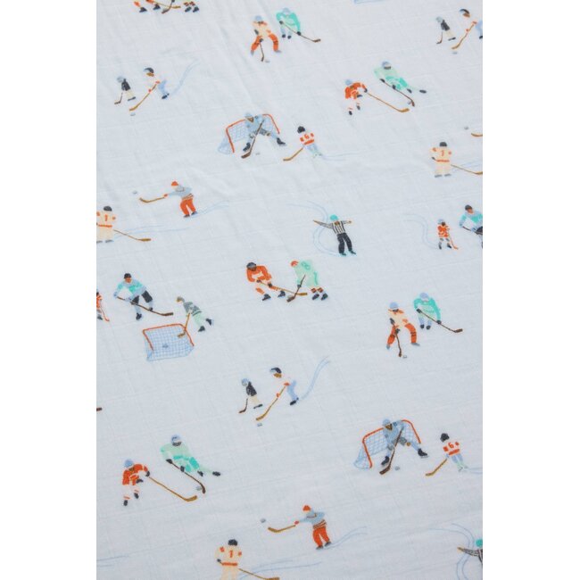 Loulou Lollipop Ice Hockey Fitted Crib Sheet