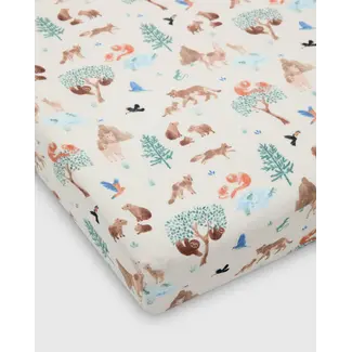 Loulou Lollipop Llama Adventures Fitted Crib Sheet