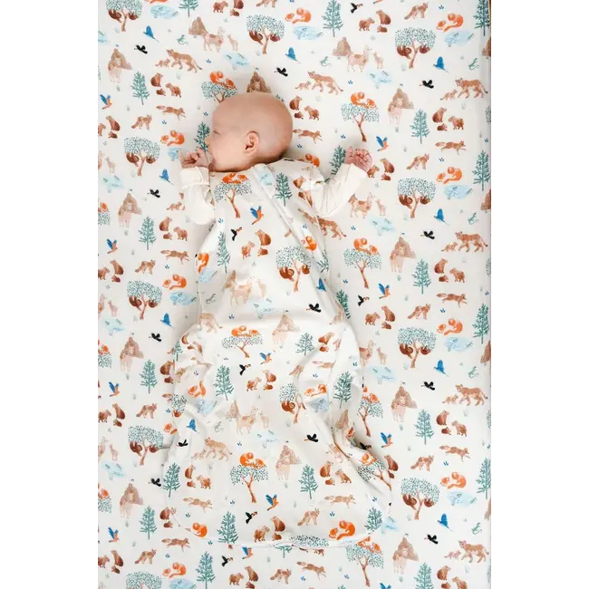 Loulou Lollipop Llama Adventures Fitted Crib Sheet
