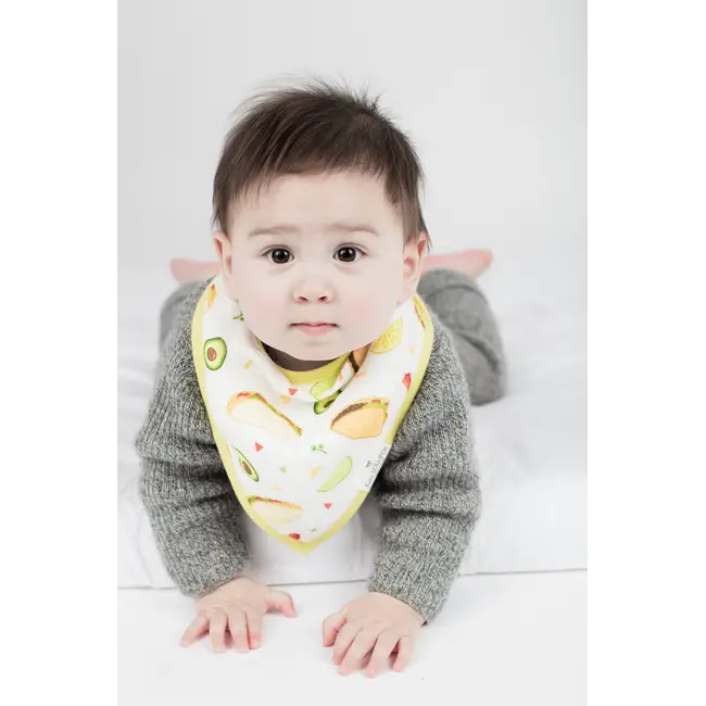 Loulou Lollipop Sushi/Taco Bandana Bib Set, 2pk