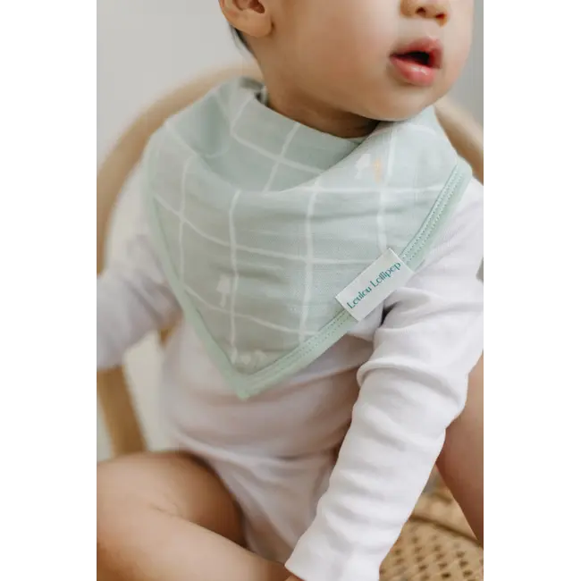 Loulou Lollipop Hedgehogs Bandana Bib Set, 2pk