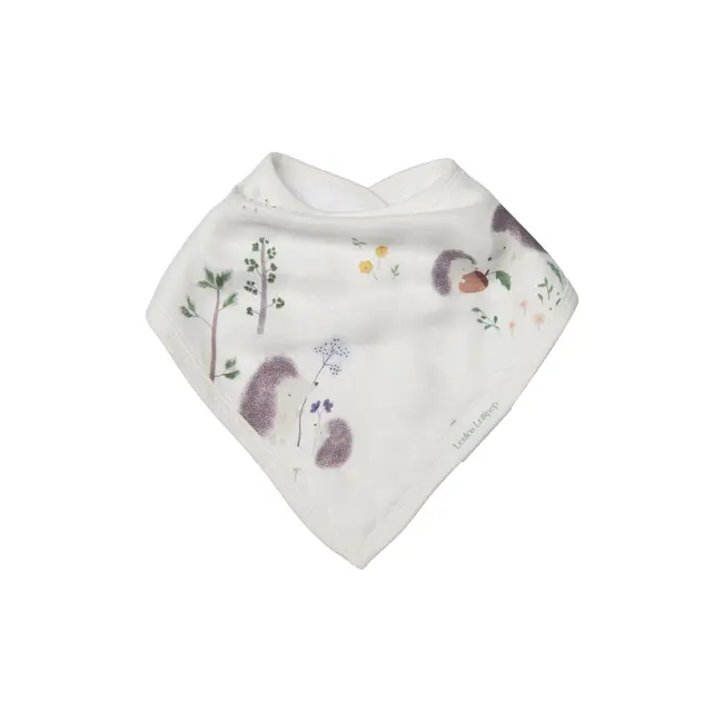 Loulou Lollipop Hedgehogs Bandana Bib Set, 2pk