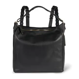Black Lucia Backpack Diaper Bag