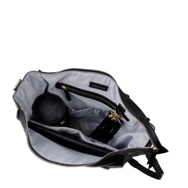Black Lucia Backpack Diaper Bag