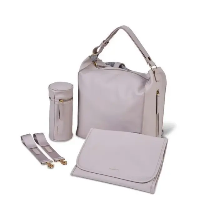 Grey Blush Lucia Backpack Diaper Bag