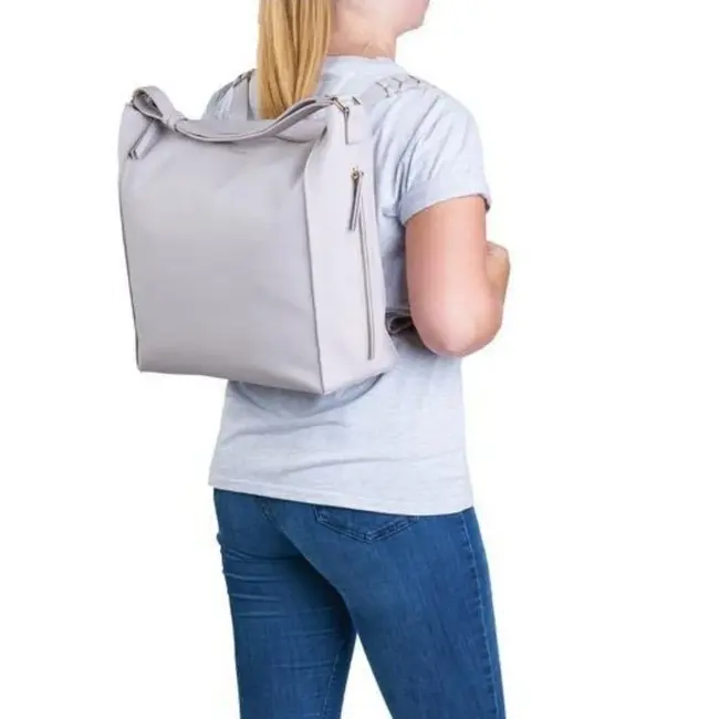 Grey Blush Lucia Backpack Diaper Bag