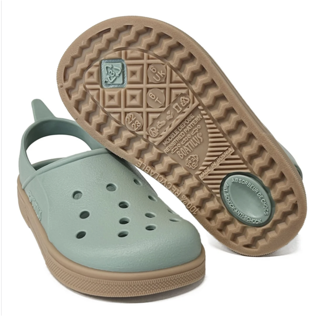 Boatilus Pastel Green/Beige CLOGGY