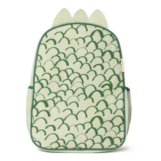 SoYoung Dino Scales Raw Linen Toddler Backpack