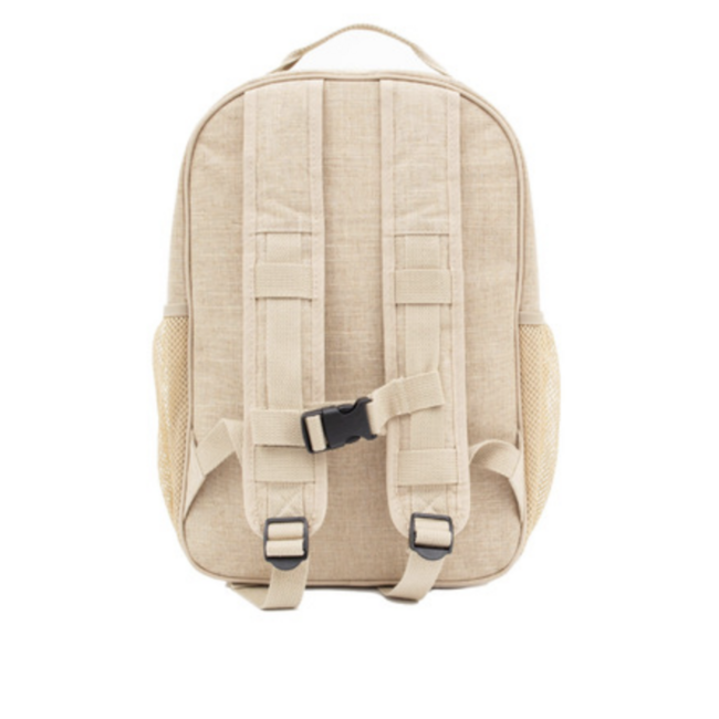 SoYoung Splatter Raw Linen Toddler Backpack