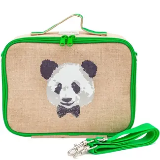 SoYoung Monsieur Panda Raw Linen Lunchbox