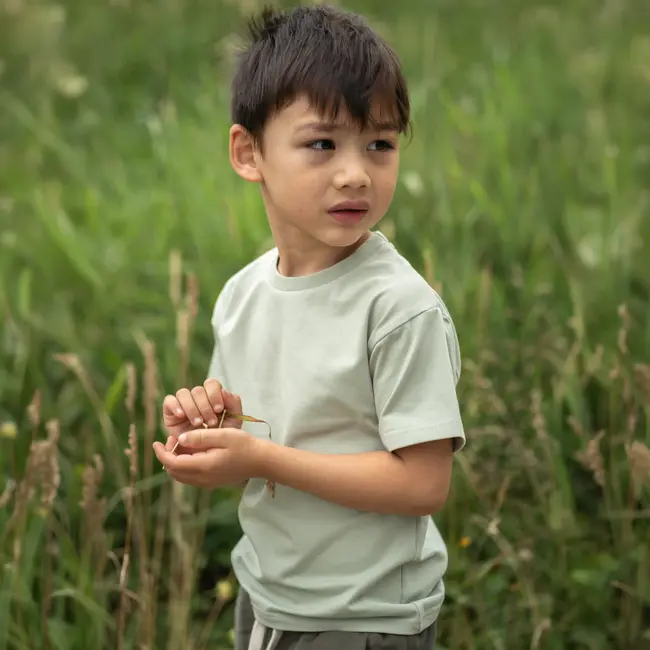 KID.ORCA Sage Organic Cotton Kid T