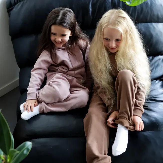KID.ORCA Elderberry Organic Brushed Terry Kid Sweatpant