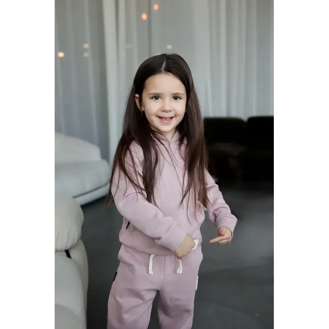 KID.ORCA Elderberry Organic Brushed Terry Kid Sweatpant
