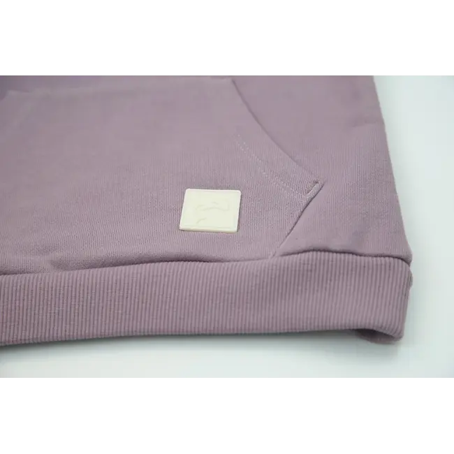 KID.ORCA Elderberry Brushed Terry Kid Hoodie