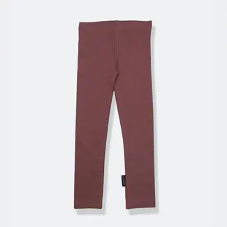 KID.ORCA Deep Mauve Organic Extra Long Leggings