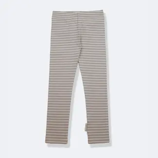 KID.ORCA Stripe/Dove Organic Cotton Leggings
