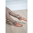 KID.ORCA Stripe/Mocha Organic Cotton Leggings