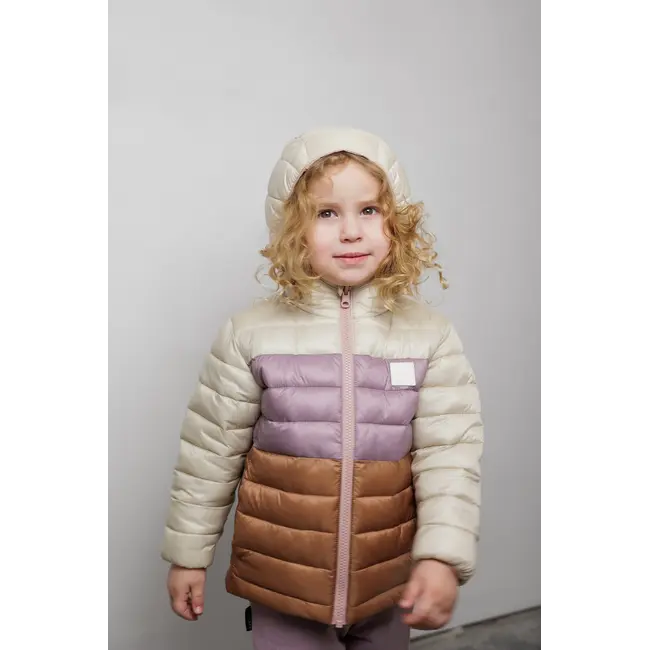 KID.ORCA Dusty Rose Reversible Puffer/Porteau Jacket