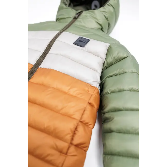 KID.ORCA Dusty Olive Reversible Puffer/Porteau Jacket