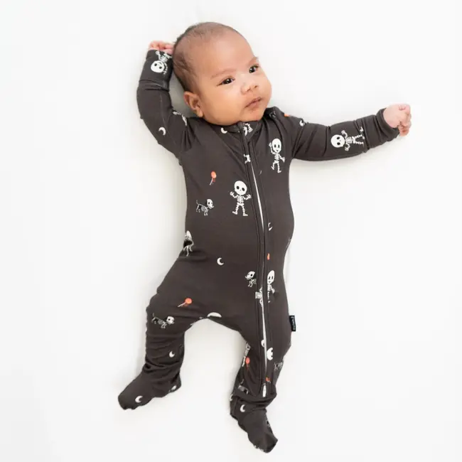 Belan.J Skullies Footed Zipper Sleeper
