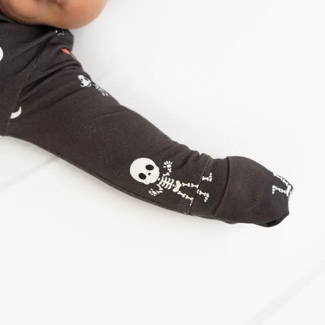 Belan.J Skullies Footed Zipper Sleeper