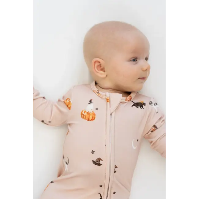 Belan.J Witch Cats Footed Zipper Sleeper