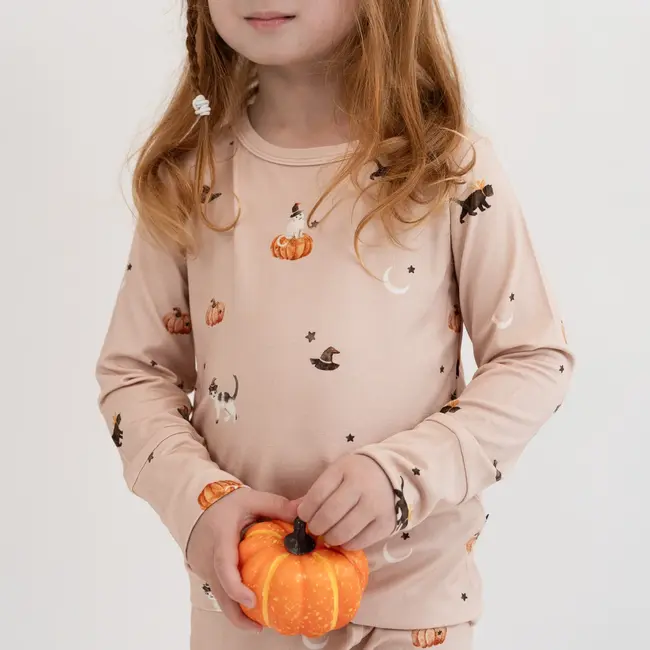 Belan.J Witch Cats Long-Sleeved PJ Set