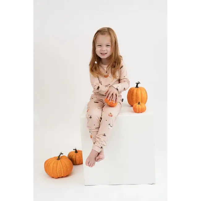Belan.J Witch Cats Long-Sleeved PJ Set