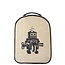 SoYoung Grey Robot Raw Linen Little Lunchbox