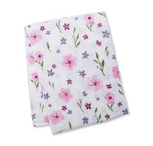 Lovely Floral Cotton Muslin Swaddle