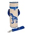 SoYoung Blue Dino Raw Linen Water Bottle Bag