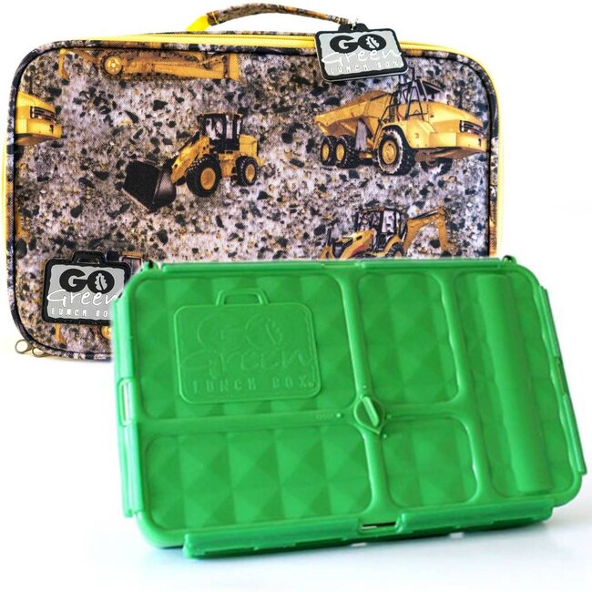 Go Green Construction Leakproof Lunchbox Set