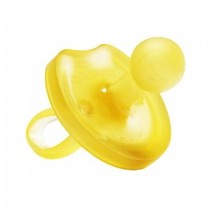 All-Natural Rubber Pacifier, Round, Butterfly-Cut