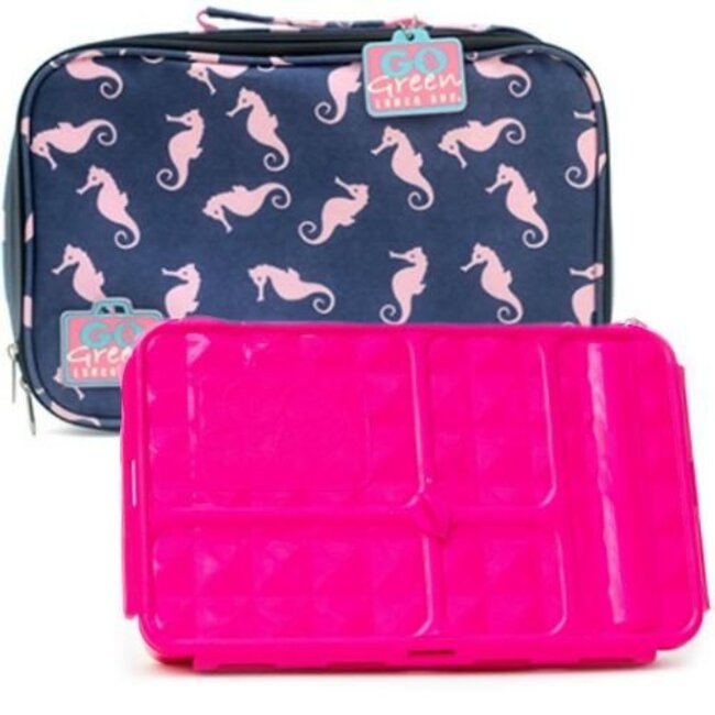 Go Green Seahorse Leakproof Lunchbox Set