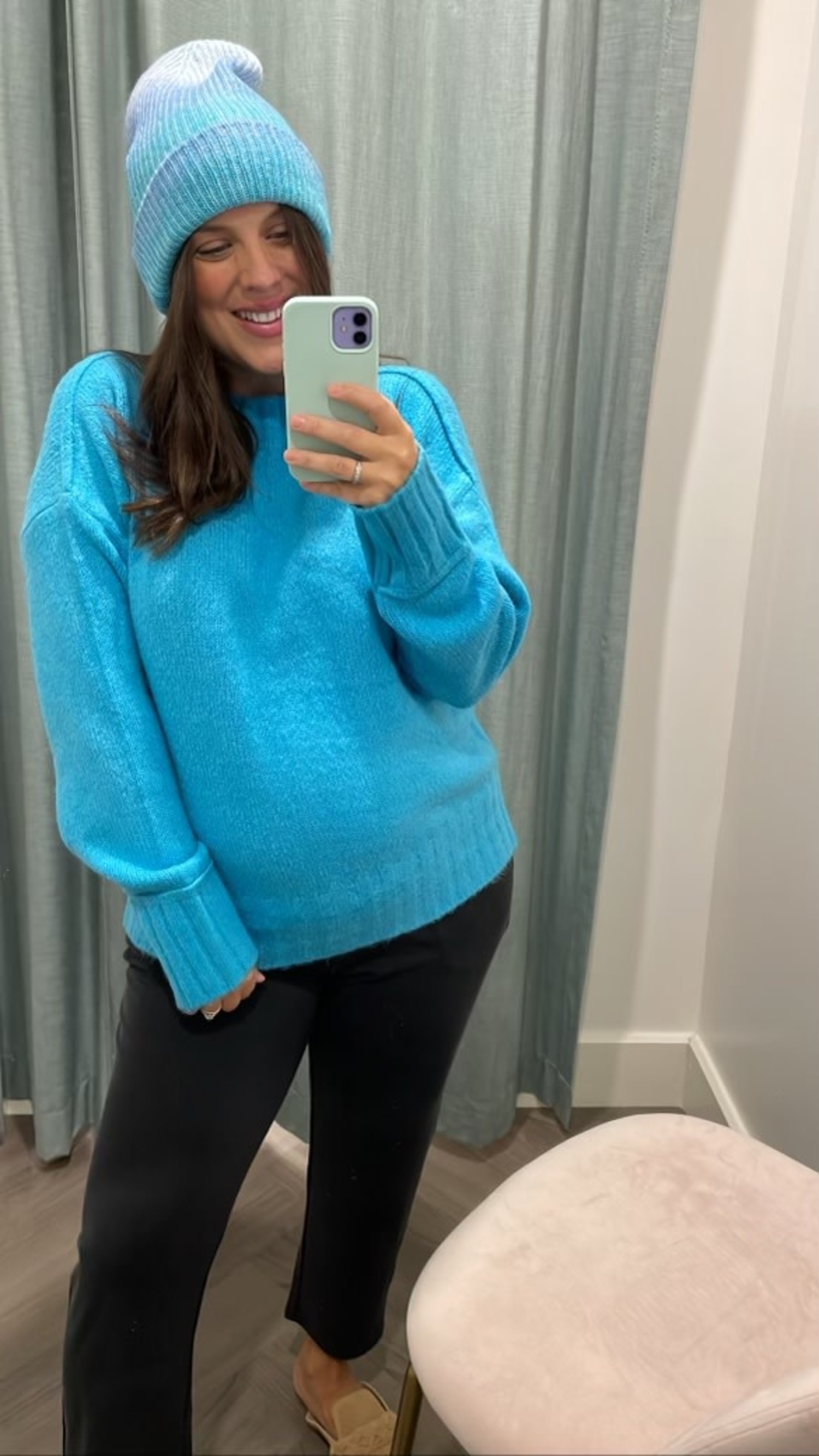 L+L Tanya Ribbed Cuff Sweater - Poppy\u0026Olive