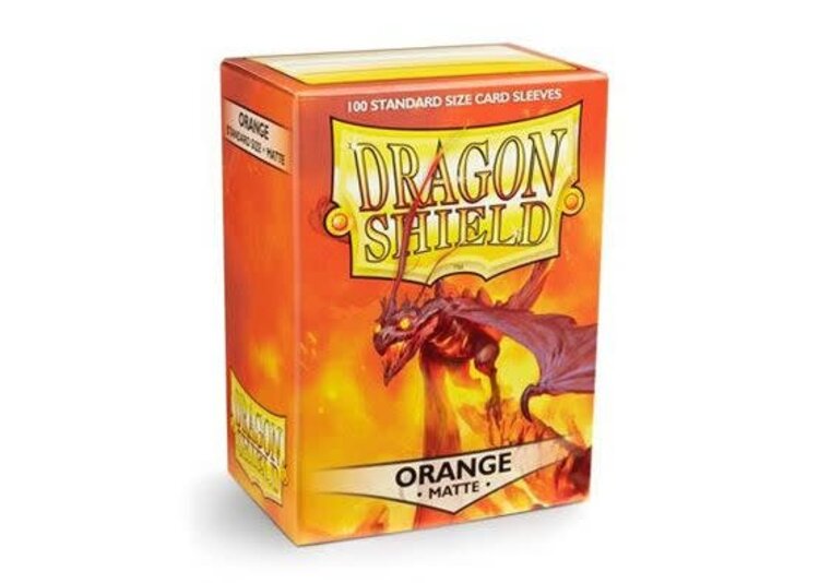 Arcane Tinmen Dragon Shields Matte: Orange
