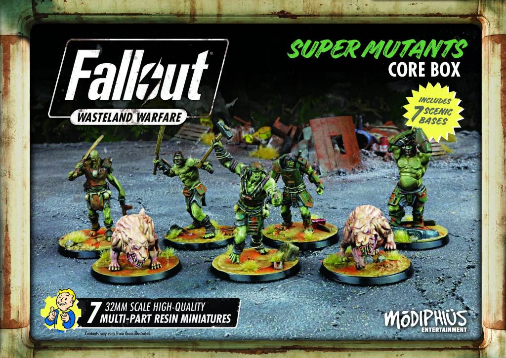 Modiphius Fallout Wasteland Warfare: Super Mutants- core box