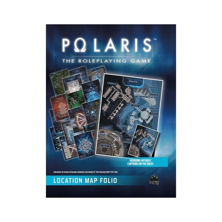 Black Book Editions Polaris RPG: location map folio
