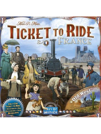 Days of Wonder Ticket to Ride: France and Old West Map Collection 6