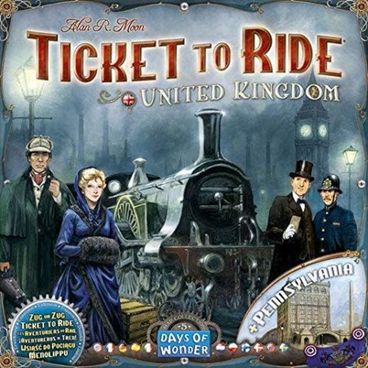 Days of Wonder Ticket to Ride: United Kingdom & Pennsylvanina Map 5