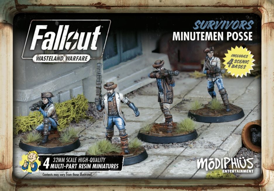 Modiphius Fallout Wasteland Warfare: Survivors- Minutemen Posse