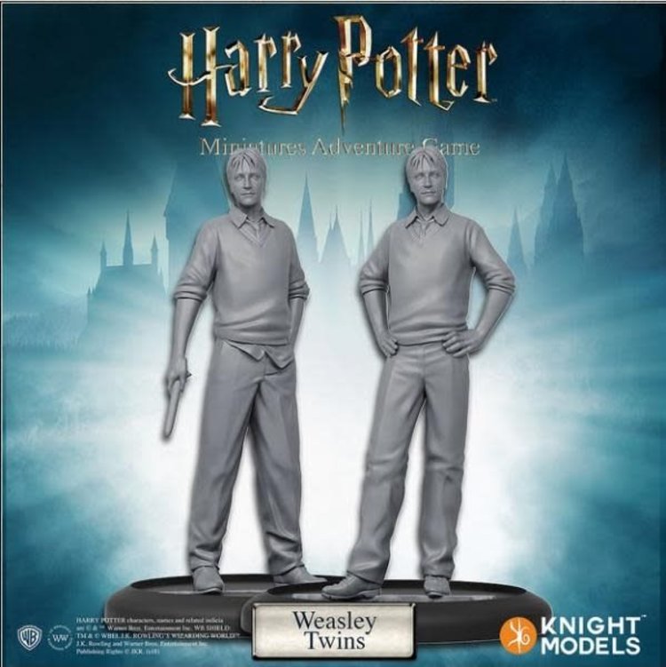 Knight Models Harry Potter Miniatures Adventure Game: Weasley Twins Pack
