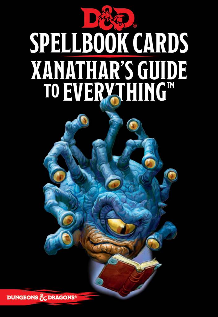 Gale Force Nine D&D RPG Spellbook Cards: Xanathar’s Guide
