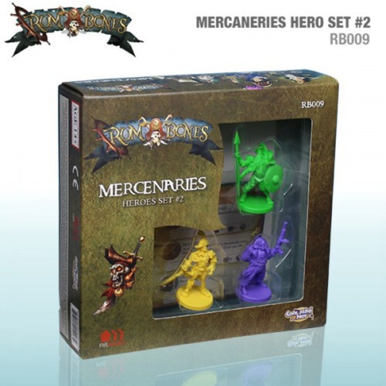 CMON Rum & Bones: Mercenaries Hero Set #2
