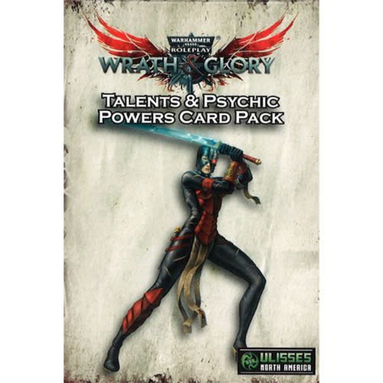 Ulisses North America Warhammer 40K RPG: Wrath & Glory Talents & Psychic Powers Card Pack