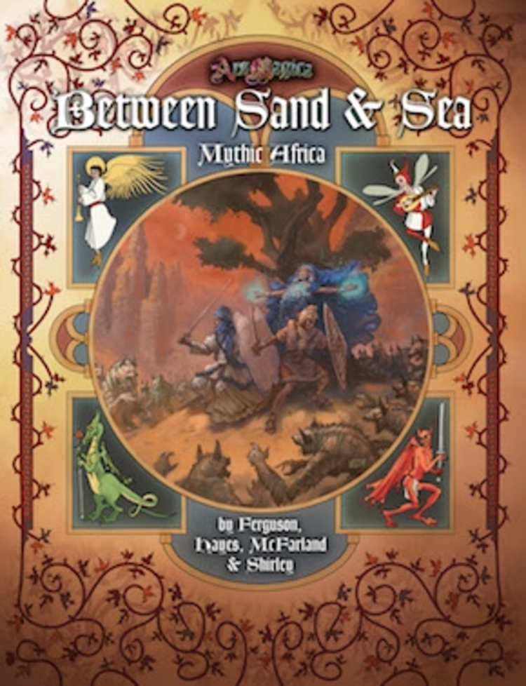 Atlas games Ars Magica RPG: Between Sand & Sea, Mythic Africa