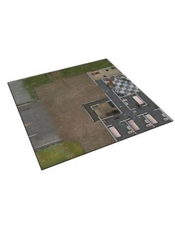 Mantic The Walking Dead All Out War: Deluxe Mat - The Prison