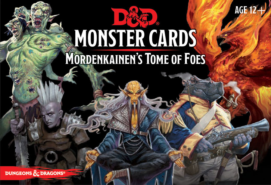 Gale Force Nine D&D RPG Monster Cards: Mordenkainen’s Tome of Foes