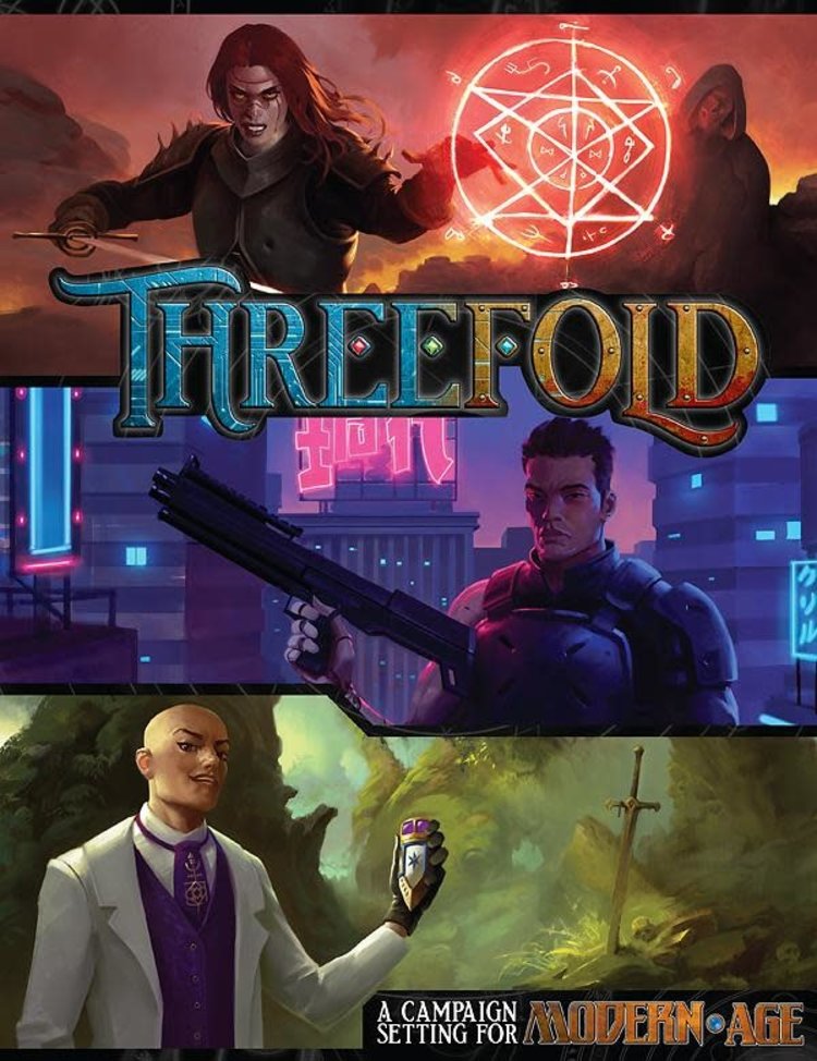 Green Ronin Publishing Modern Age RPG: Threefold Campaign setting