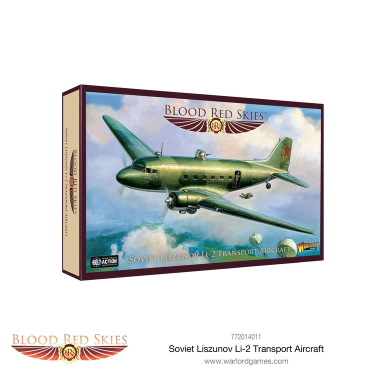 Warlord games Blood Red Skies: Soviet Liszunov Li-2 Transport Aircraft